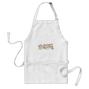 Retro Coffee & Donuts Adult Apron