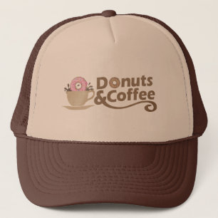 Retro Coffee & Donuts Trucker Hat