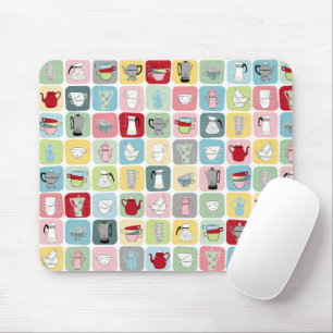 Retro Coffee Mouse Pad