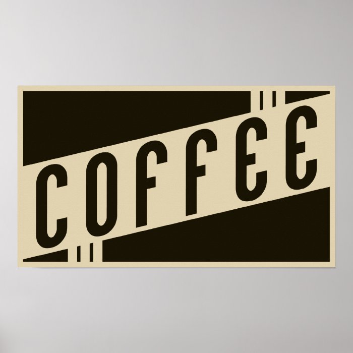 retro coffee posters