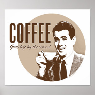 Retro Coffee (style 2) Poster