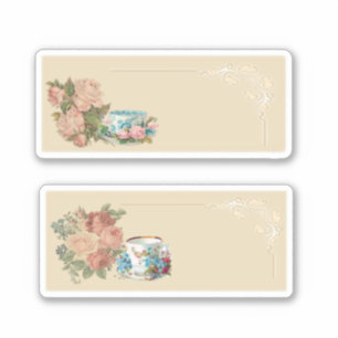 Retro coffee time sticker