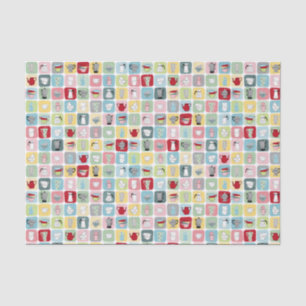 Retro Coffee Tissue Paper