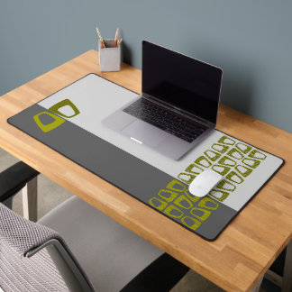 Retro Color Block Desk Mat