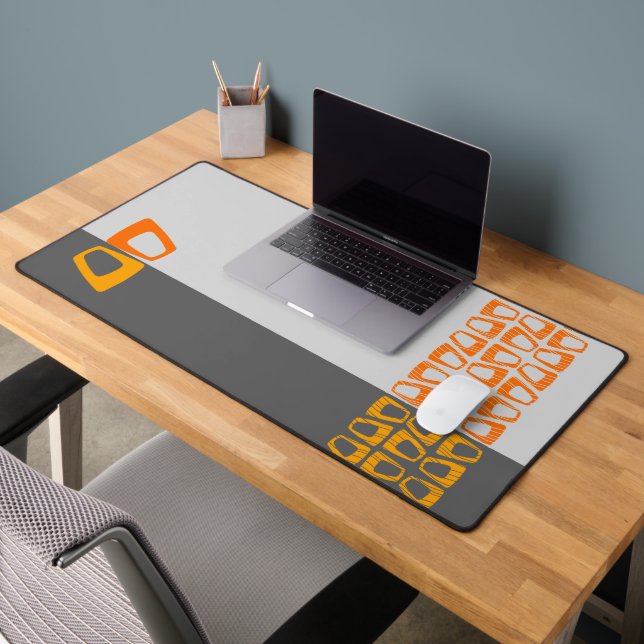 Retro Color Block Desk Mat (Office 2)