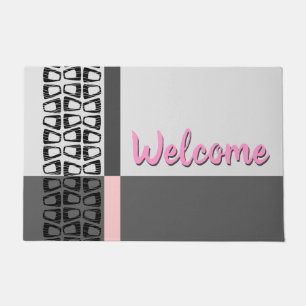 Retro Color Block Doormat