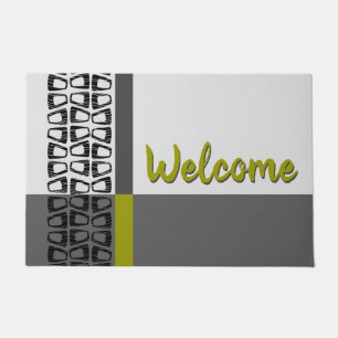 Retro Color Block Doormat