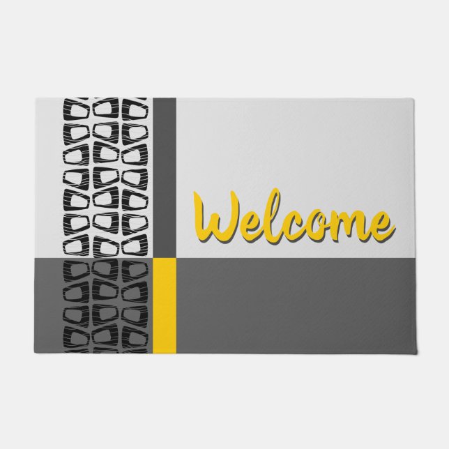 Retro Color Block Doormat (Front)