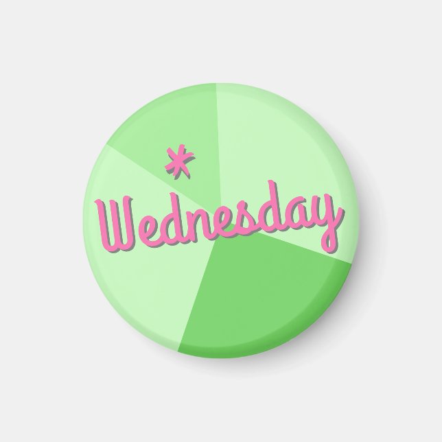 Retro Color Block Planner Magnet (Front)
