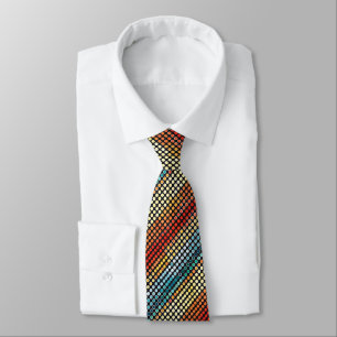 Retro Color Dots Neck Tie