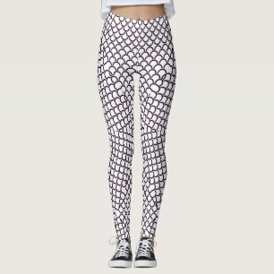 Retro Color Fifties Pattern #9 Leggings