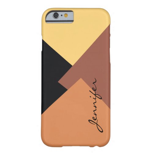 Retro Color Geometric Pattern 6 Barely There iPhone 6 Case