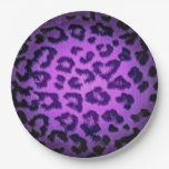 Retro Color Leopard Print Skin #78 Paper Plates