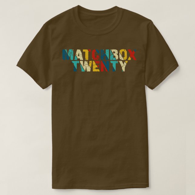 Retro Color Matchbox Twenty T-Shirt (Design Front)