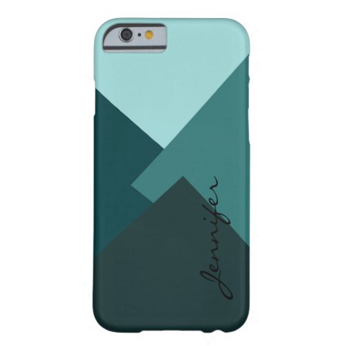 Retro Color Modern Geometric Pattern 7 Barely There iPhone 6 Case