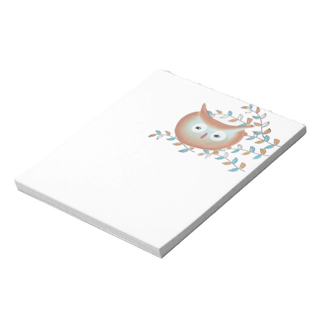 Retro Color Owl Note Pad (Rotated)
