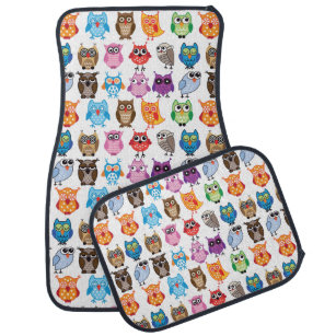 Love Owl Car Floor Mats Zazzle