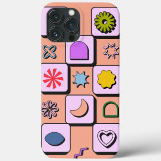 Retro Color Pattern Personalized Case-Mate iPhone  iPhone 13 Pro Max Case