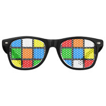 Retro Color Puzzle Sunglasses Retro Color Puzzle Sunglasses