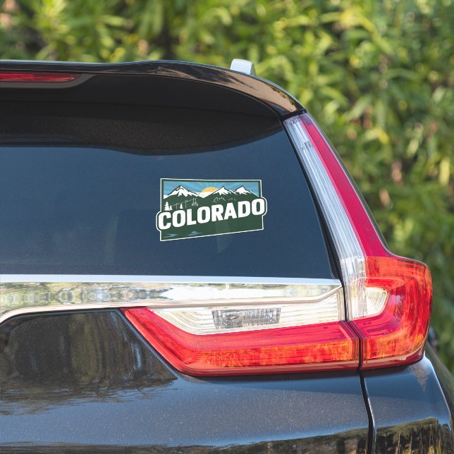 Retro Colorado Sticker (Car Side)