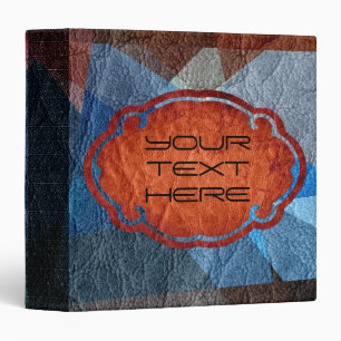 Retro Colored Leather #3 Binder