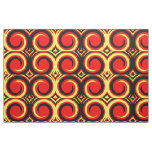 Retro Colored Twist Abstract Art Fabric