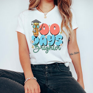 Retro Colorful 100 Days Brighter T-Shirt