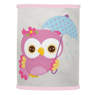 Retro Colorful Beautiful Spring Owl Lamp Shade