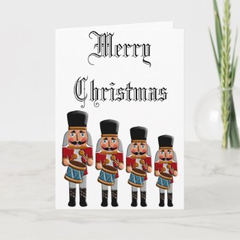 Retro Colorful Christmas Nutcracker Holiday Card by Home_Sweet_Holiday at Zazzle