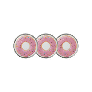 Retro Colorful Donuts Pattern Minimalist Fun Party Golf Ball Marker