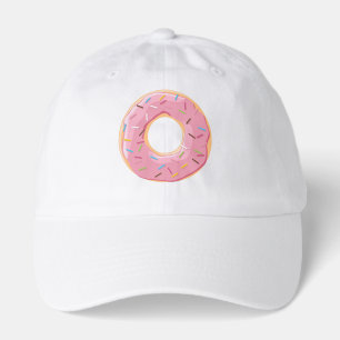 Retro Colorful Donuts Pattern Minimalist Fun Party Hat
