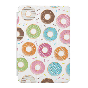 Retro Colorful Donuts Pattern Minimalist Fun Party iPad Mini Cover