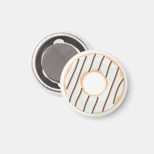 Retro Colorful Donuts Pattern Minimalist Fun Party Magnet