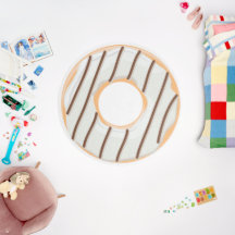 Retro Colorful Donuts Pattern Minimalist Fun Party