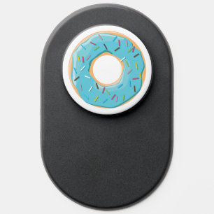 Retro Colorful Donuts Pattern Minimalist Fun Party PopSocket