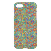 Retro Colorful Floral Paisley Pattern