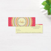 Retro Colorful Flower Power Monogram Appointment (Desk)
