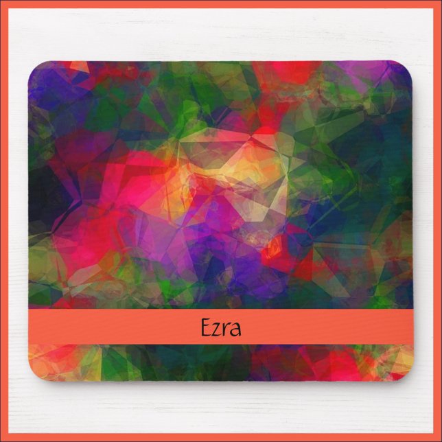 Retro Colorful Hippie Mouse Pad (Creator Uploaded)