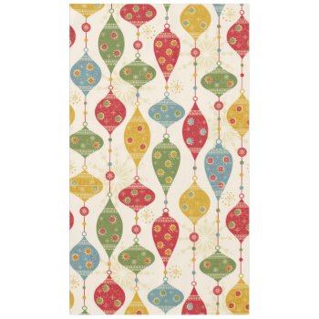 Retro Colorful Holiday Festive Christmas Tablecloth by All_About_Christmas at Zazzle