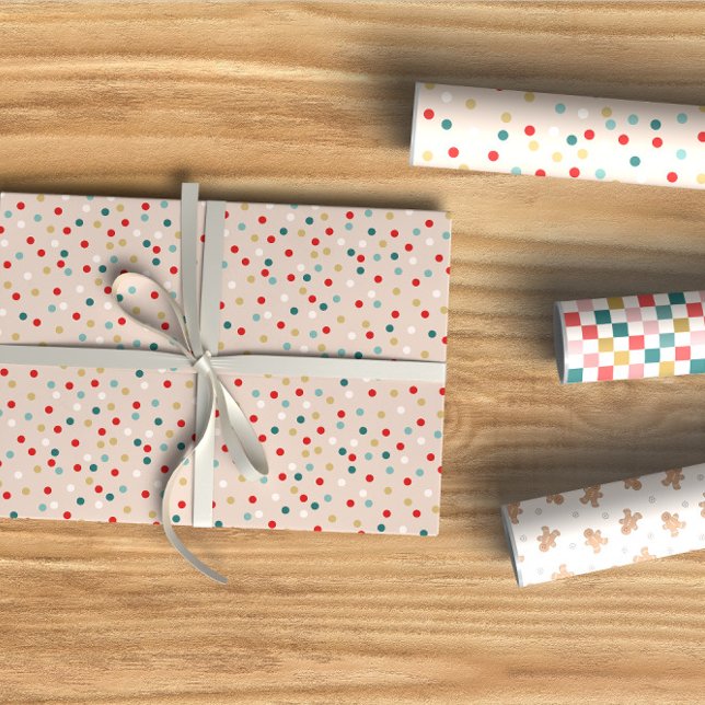 Retro Colorful Holiday Wrapping Paper (Creator Uploaded)