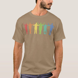 Retro Colorful Maestro Conductor Musician Orchestr T-Shirt