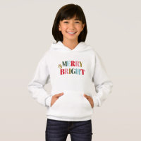 Retro Colorful Merry and Bright Christmas
