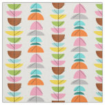 Retro Colorful Nests Fabric