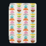 Retro Colorful Nests iPad Mini Case<br><div class="desc">Feather your nest with this Retro Colorful Nests iPad Mini Case! The design features a cream background with gold speckles and rows of wonderfully kitschy, colorful semi-circles resting on minimalistic, black branches. The semi-circles resemble fairy tale, bird's nests in shades of light blue, teal, turquoise, orange, pink, yellow, green, gray,...</div>