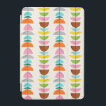 Retro Colorful Nests iPad Mini Case<br><div class="desc">Feather your nest with this Retro Colorful Nests iPad Mini Case! The design features a cream background with gold speckles and rows of wonderfully kitschy, colorful semi-circles resting on minimalistic, black branches. The semi-circles resemble fairy tale, bird's nests in shades of light blue, teal, turquoise, orange, pink, yellow, green, gray,...</div>