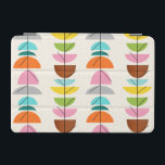 Retro Colorful Nests iPad Mini Smart Cover<br><div class="desc">Feather your nest with this Retro Colorful Nests iPad Mini Smart Cover! The design features a cream background with gold speckles and rows of wonderfully kitschy, colorful semi-circles resting on minimalistic, black branches. The semi-circles resemble fairy tale, bird's nests in shades of light blue, teal, turquoise, orange, pink, yellow, green,...</div>
