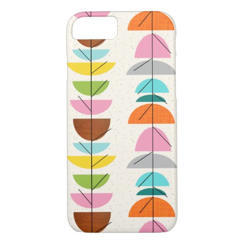 Retro Colorful Nests iPhone 7 Case