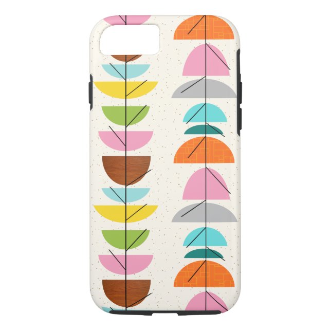 Retro Colorful Nests iPhone 7 Case (Back)