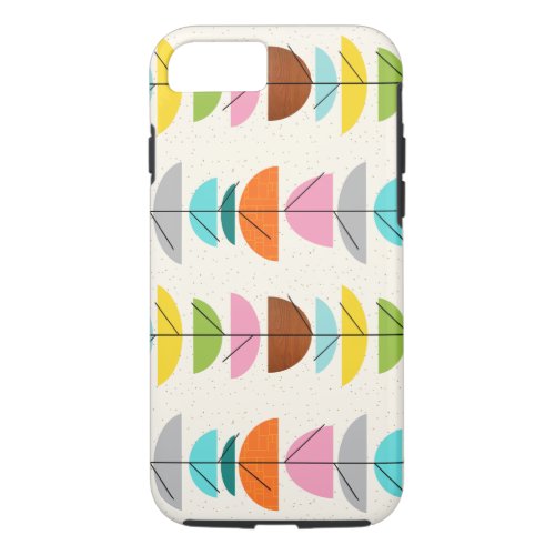 Retro Colorful Nests iPhone 7 Case