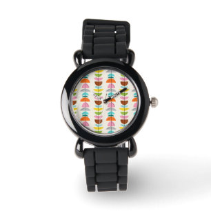Retro Colorful Nests Kid's Watch